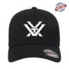 Vortex optics logo embroidered flexfit ball cap hat black