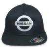 Nissan logo flex fit style embroidery black hat