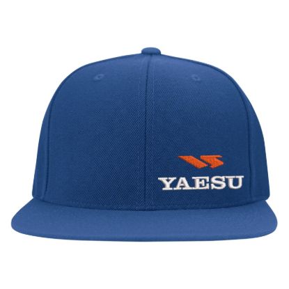 Personalized yaesu ham radio logo embroidered flexfit fitted ball cap