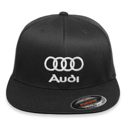 Audi logo embroidered flexfit hat