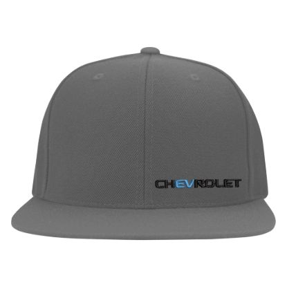 Chevrolet side text logo embroidered flexfit hat
