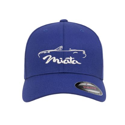 Mazda miata logo embroidered flexfit hat