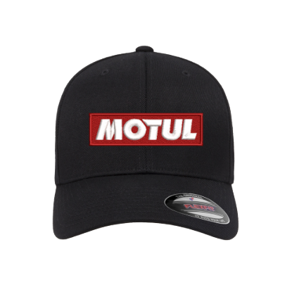 Motul motor oil logo embroidered flexfit hat