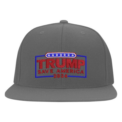 Trump save america logo embroidered flexfit hat