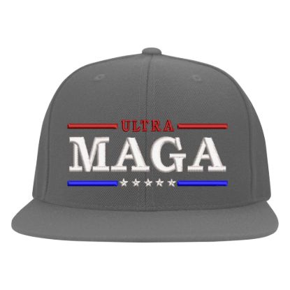 Ultra maga logo embroidered flexfit hat