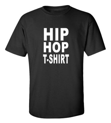 Hip hop t shirt t shirt