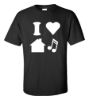 I love house music t shirt