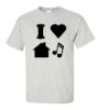 I love house music t shirt