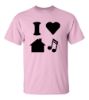 I love house music t shirt