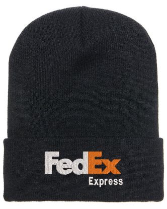 Fedex express embroidered beanie with or without cuff