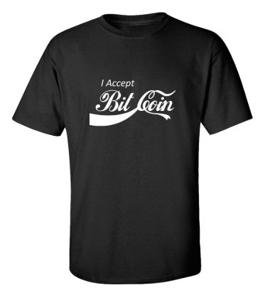 I accept bitcoin t shirt