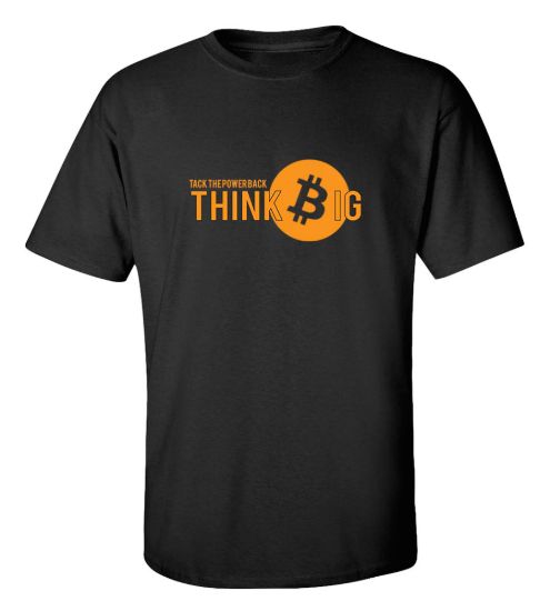 Bitcoin b ig t shirt