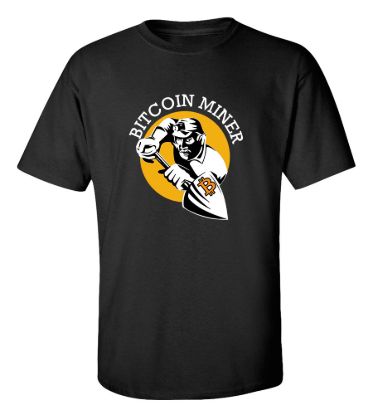 Bitcoin miner t shirt