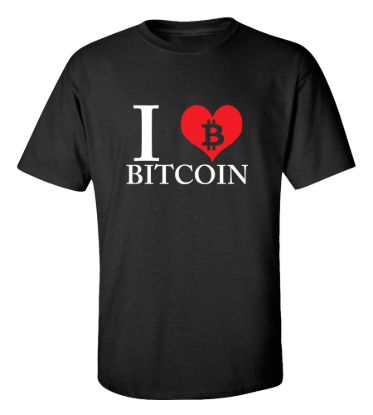 I love bitcoin t shirt