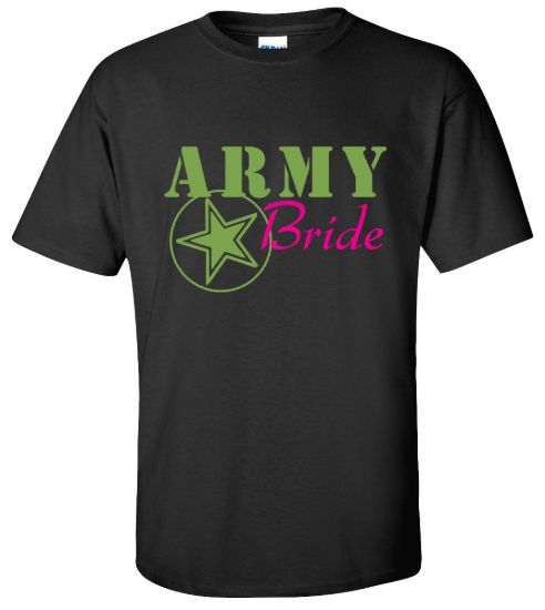 Army bride t shirt