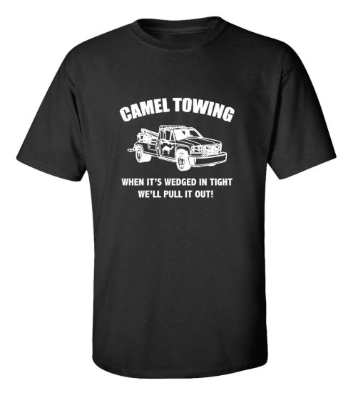 Camel towing t shirt