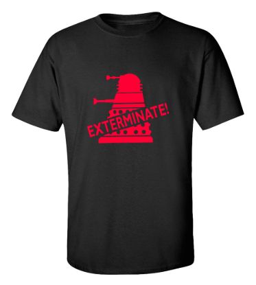 Exterminate dalek doctor who t shirt