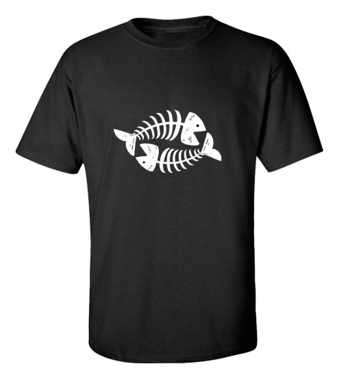 Fish skull t shirt