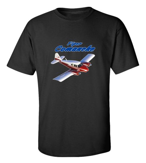 Piper comanche airplane t shirt