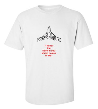 Namaste i honor the spirit in you which is also in me t shirt