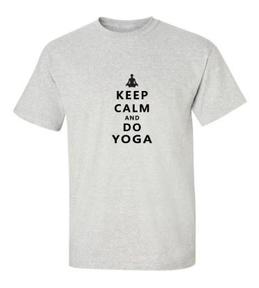 Keep calm and do yoga t shirt