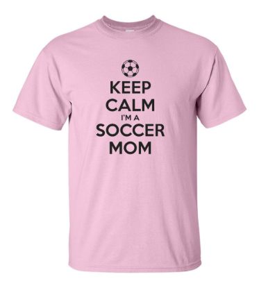 Keep calm im a soccer mom t shirt