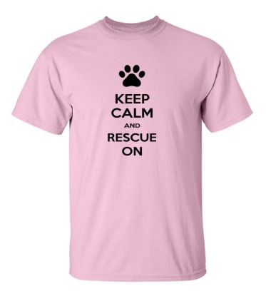 Keep calm and rescue on t shirt
