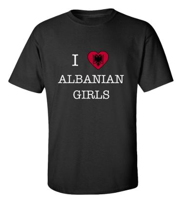 I love albania girls t shirt