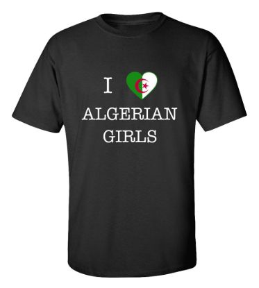 I love algeria girls t shirt