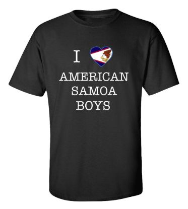 I love american samoa boys t shirt