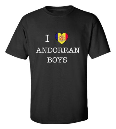 I love andorra boys t shirt