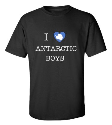 I love antarctica boys t shirt