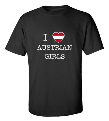 I love austria girls t shirt