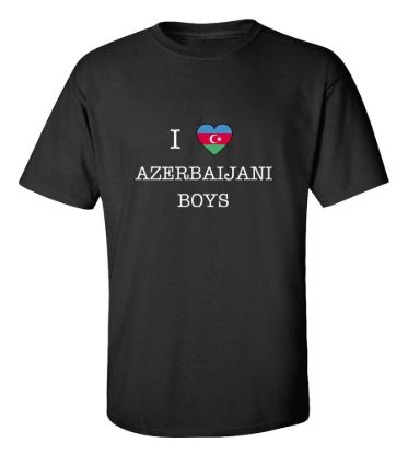 I love azerbaijan boys t shirt