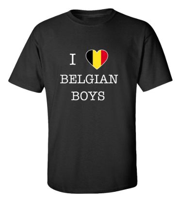 I love belgium boys t shirt
