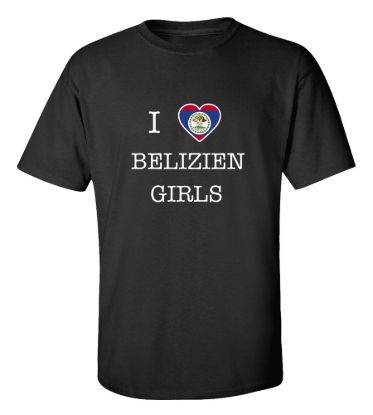 I love belize girls t shirt