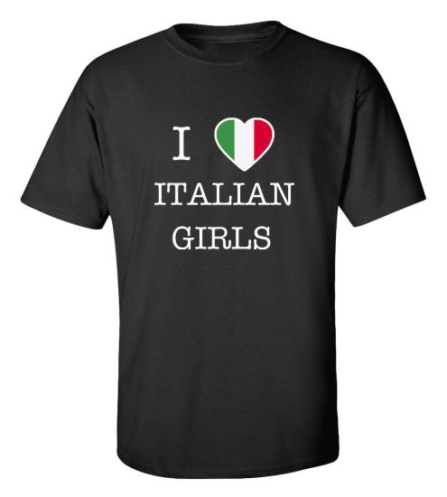 I love italy girls t shirt