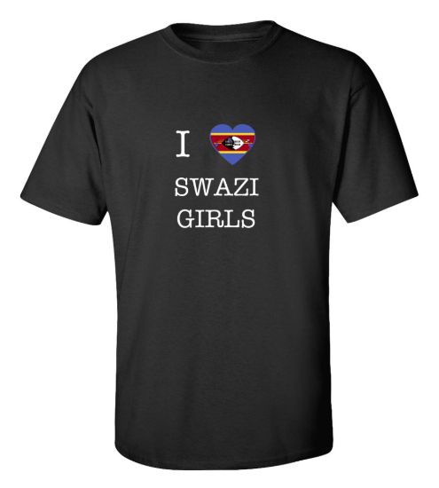 I love swaziland girls t shirt