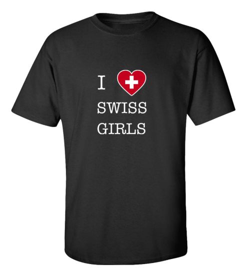 I love switzerland girls t shirt