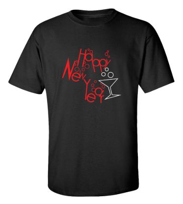 Happy new year t shirt