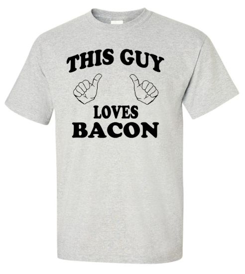 This guy loves bacon t shirt