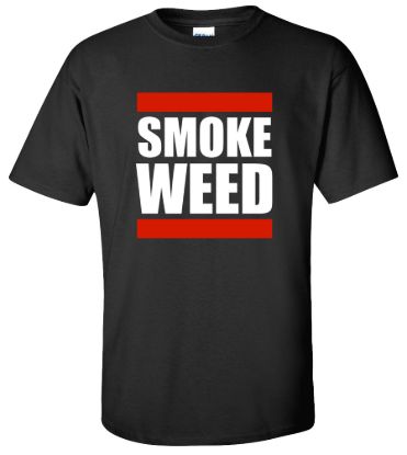 Smoke weed marijuana t shirt
