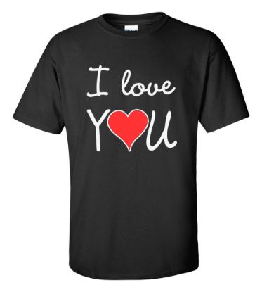 I love you t shirt 2