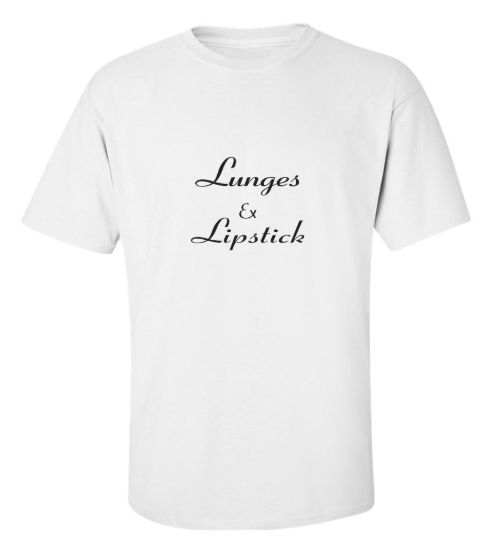 Lunges lipstick t shirt