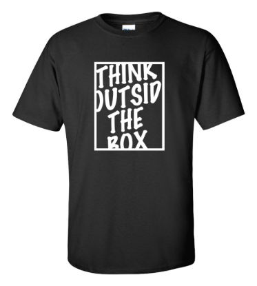 Think outside the box t shirt