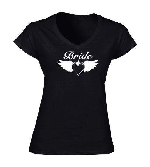 Bride wings t shirt