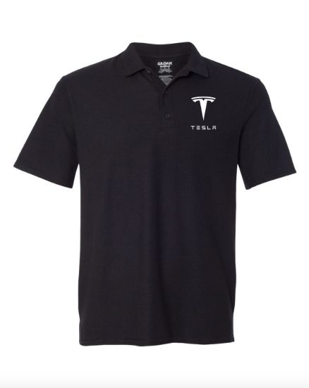 Tesla model 3 model s polo t shirt