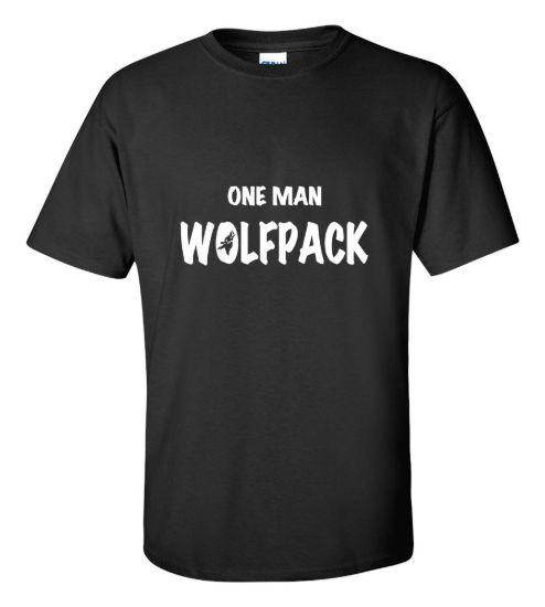One man wolfpack t shirt